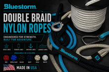 Load image into Gallery viewer, Double Braid Launch Lines with Stainless Steel Clip