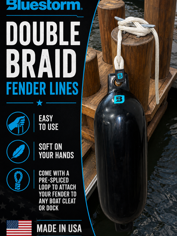 Double Braid Fender Lines (Sold in Pairs)